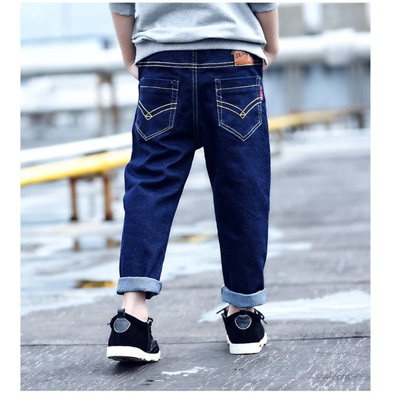 Baby Boys and childrens jeans Pants clothes In the spring and autumn Stylish and simple Boys kids leisure Clothing lrzlyx06 (11)