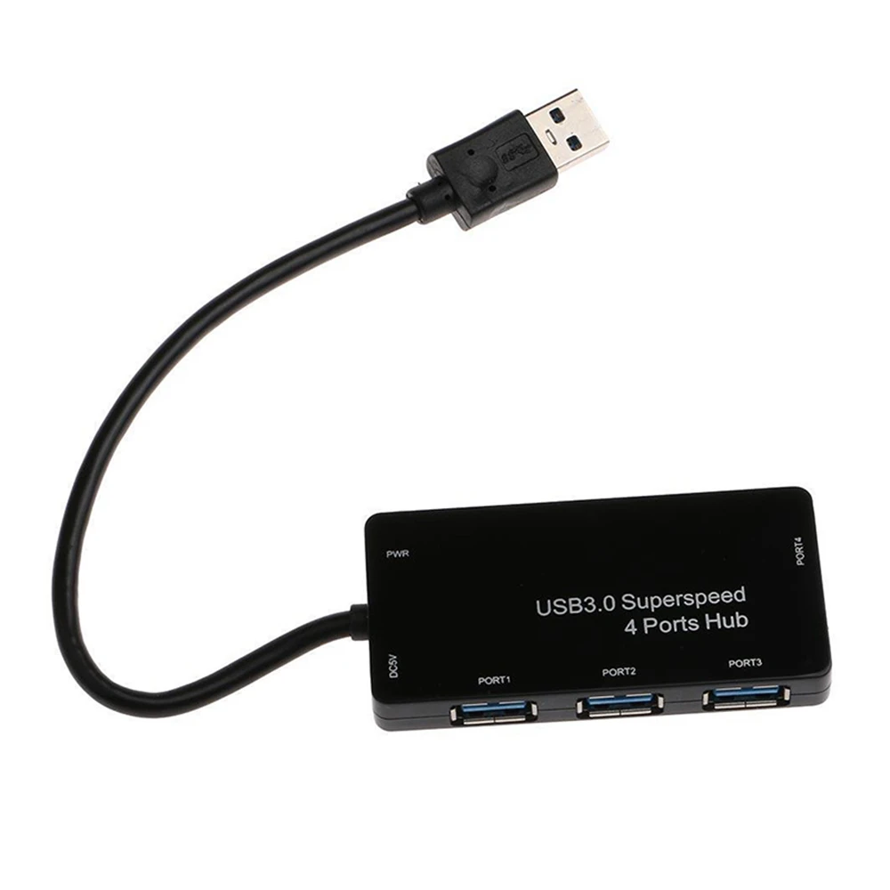 Cewaal multi usb 3.0 hub 4 port adapter splitter DC Power Interface for
