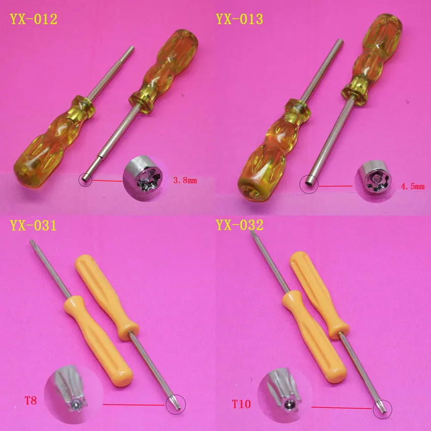 

Torx T8 T10 / 3.8mm 4.5mm Security Screwdriver For Xbox360 Wireless Controller for Nintendo SNES for WII N64 NES SEGA NGC