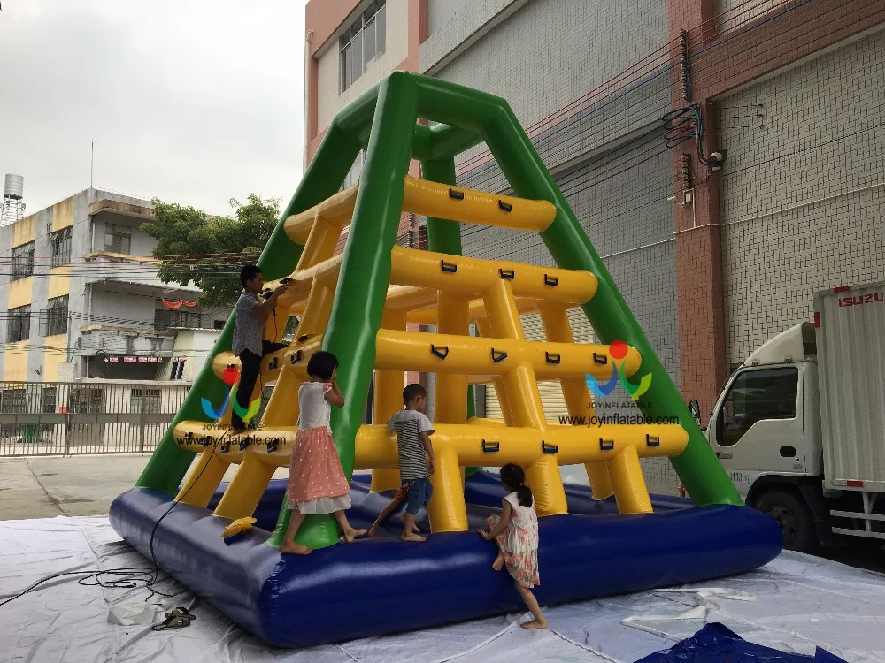 Inflatable Water Island And Float Climbing Wallwall climbingisland