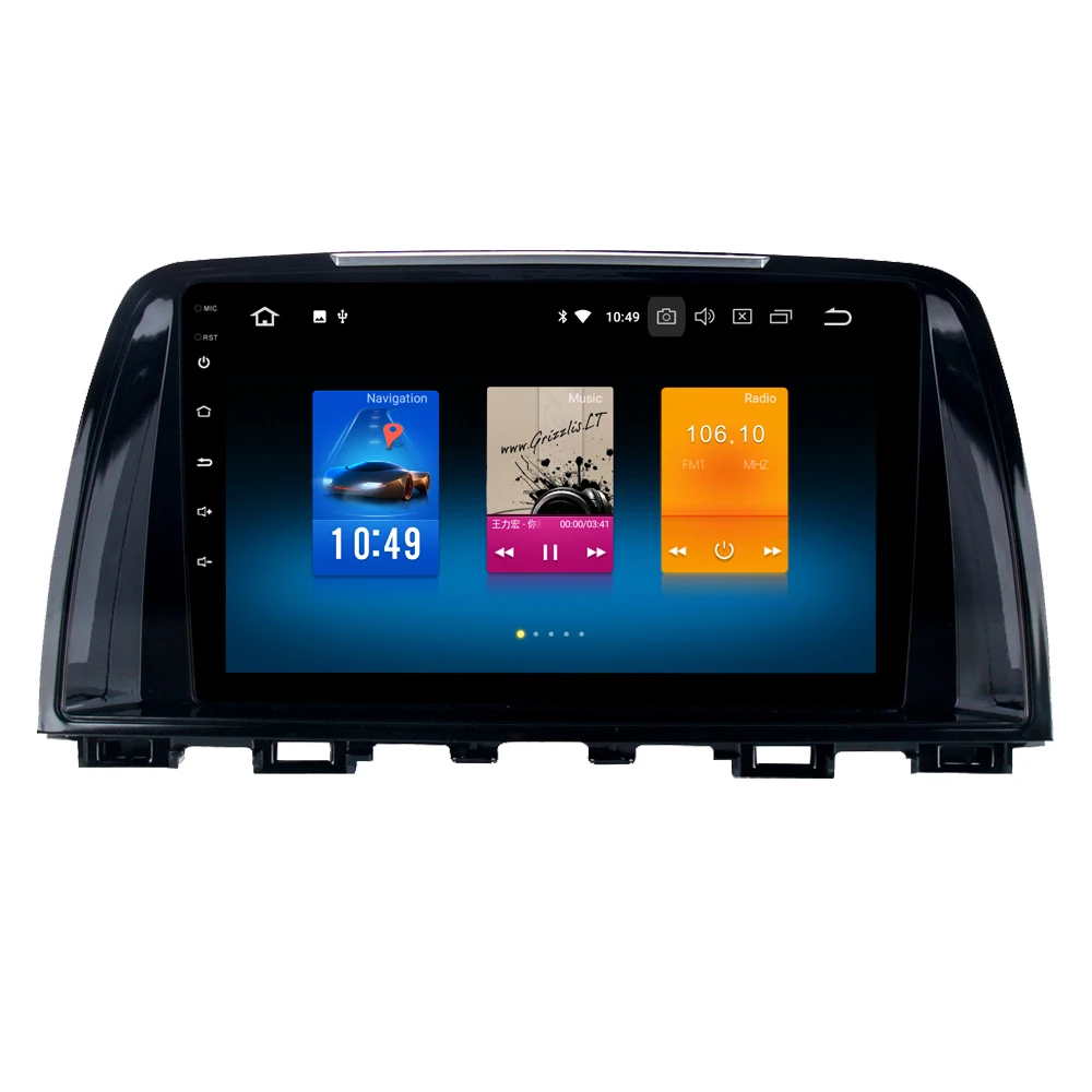 Top For Mazda 6 Atenza 2013 2014 Android 9.0 Octa Core Autoradio Car Radio Stereo GPS Navigation Sat Navi Multimedia Player 1