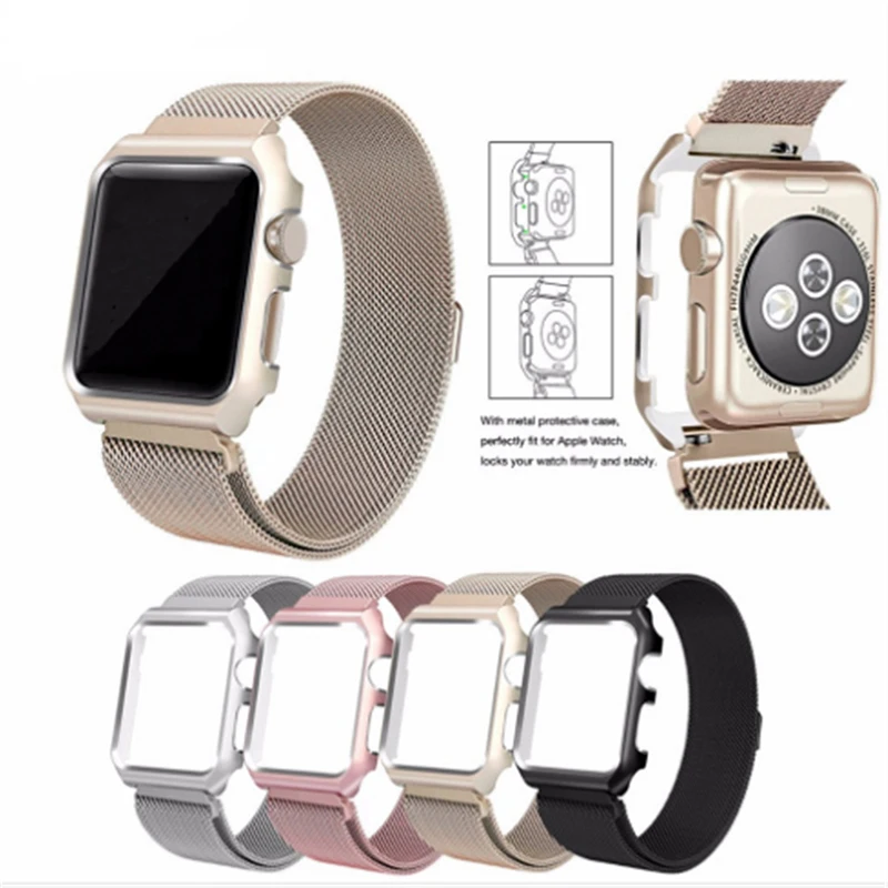 Winnercom браслет Нержавеющая сталь ремешок для наручных часов Apple Watch серии 1/2/3, 42 мм, 38 мм, версия браслет ремешок для часов серии 4