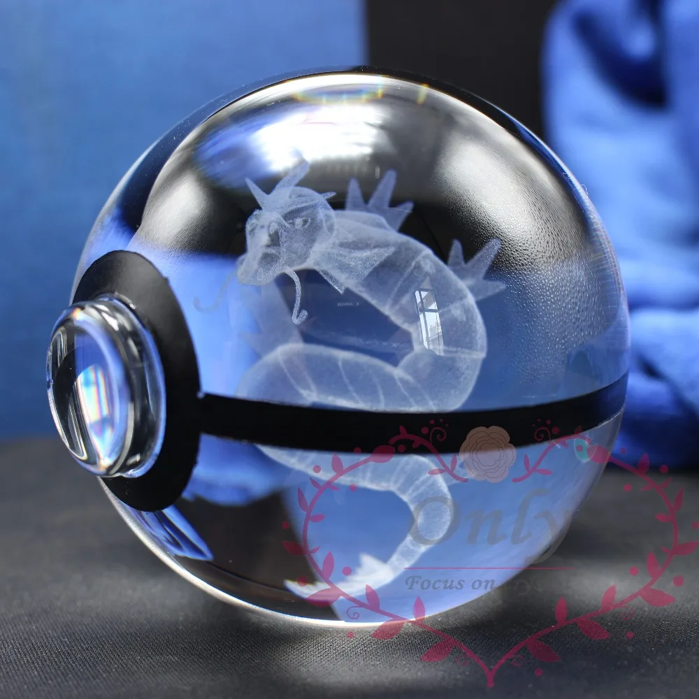 Модный удивительный кристалл мяч для очищения с покемоном Go оснастки Gyarados