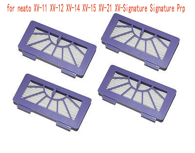 4 pcs neato xv 21 filter Vacuum Cleaner Filter Neato Robotic Pet