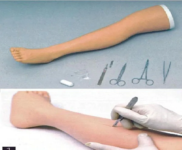 perna pratica de sutura avancada modelo 01