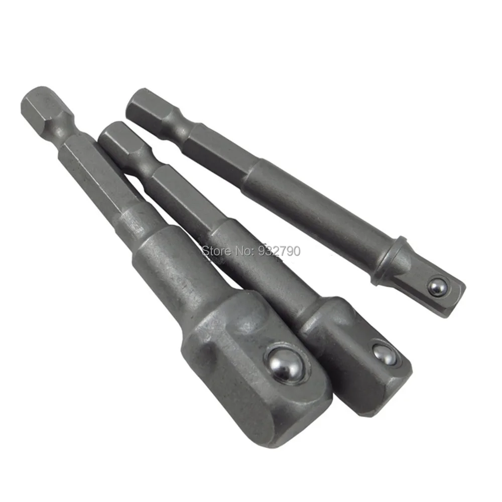 8x Socket Bit Adapter Hex Drill Nut Driver Power Extension Bar 1//4/'/' 3//8/'/' 1//2/'/'