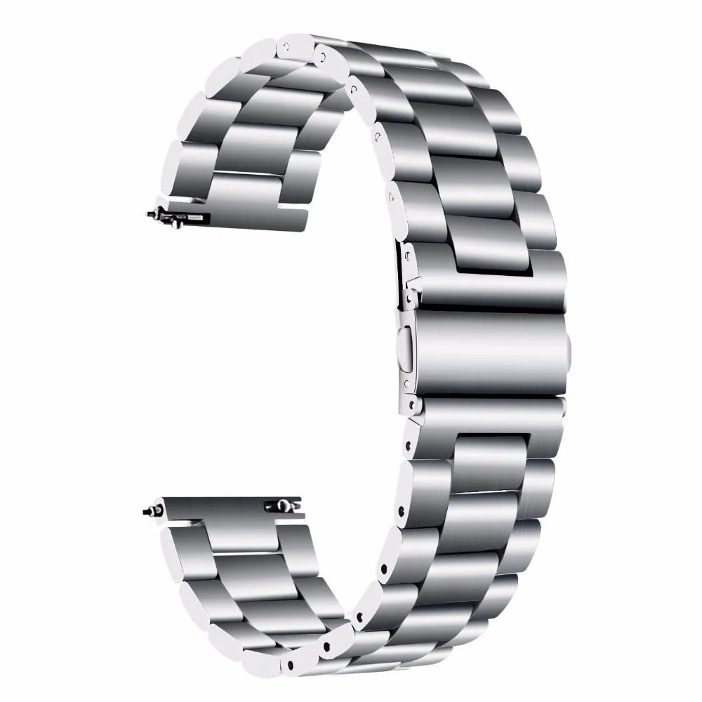 Ремешок из нержавеющей стали для SAMSUNG GEAR S3 S2 быстросъемный штифт 18 мм 22 20 24
