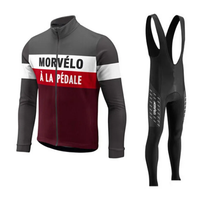 Morvelo с длинными рукавами, комплект одежды для велоспорта, верхняя осенняя одежда из Джерси для горного велоспорта, велосипед U42505