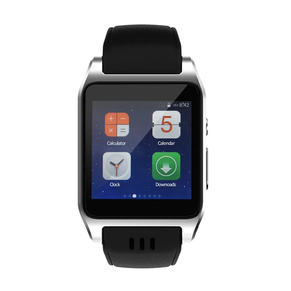 Android 5 1 Smartwatch X86 Bluetooth Wifi smart watch support 3G SIM card font b smartphone
