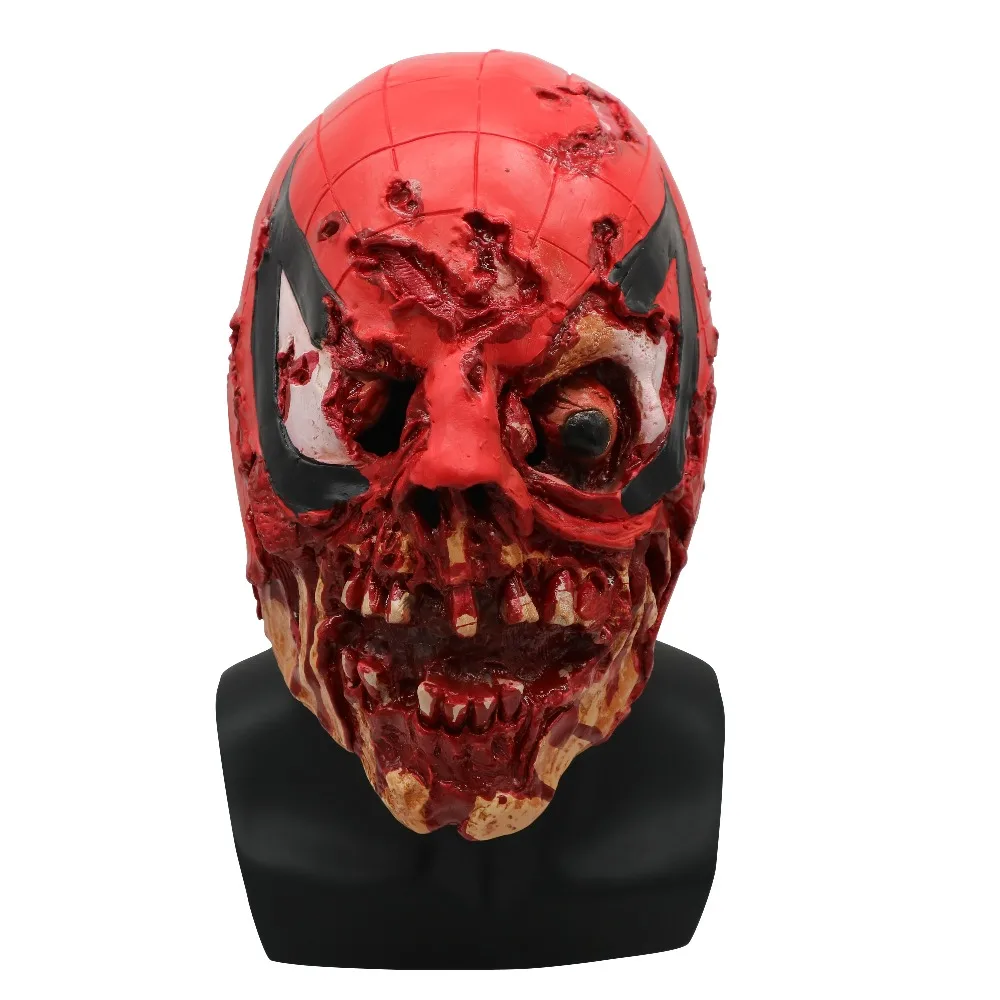 

DeadPool Cosplay Horror Full Face Mask Halloween Stage Latex Mask Costume Party Entertainment Cool Play Halloween Party Props
