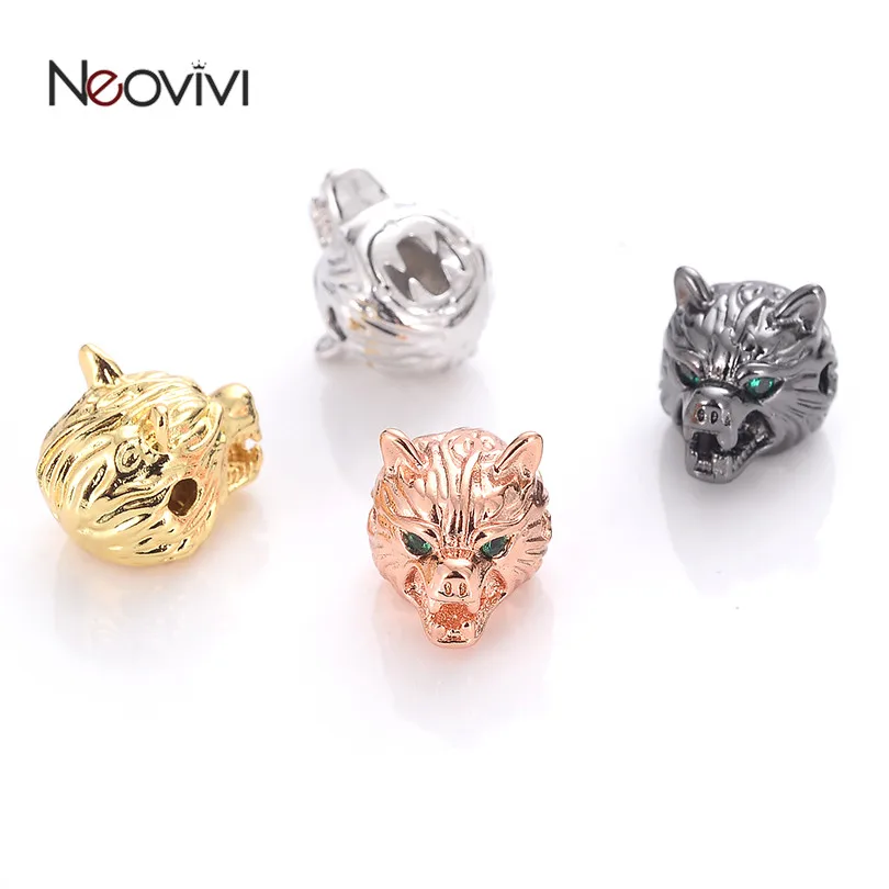 Neovivi круглые леопардовые бусины для бисероплетения зеленый циркон в глазах