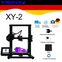2019 новые Tronxy 3D XY-2 3d принтеры обновлен закаленное стекло сборки пластины резюме сбой продолжение печати мощность