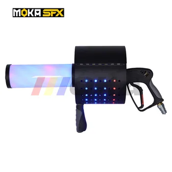 

LED Co2 Confetti DJ Gun Colorful Manual Control LED Co2 Cryo Jet Confetti Cannon Machine For DJ Party Wedding