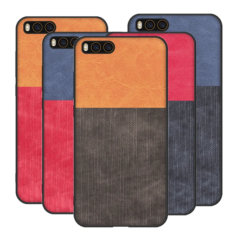

For xiaomi mi note 3 case cover note3 back cover Luxury Ultra-Thin Soft TPU silicone edge fabric case coque for xiaomi mi note3