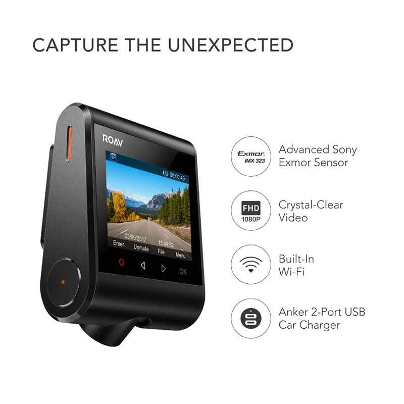 

2018 Auto Parts 1080P FHD Dash Camera Car DVR Car Recorder 4-Lane Wide-Angle View Lens Built-in WiFi Car DVR Vehicle Dash