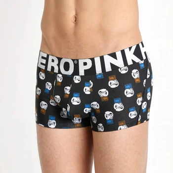 

Pack of 4 Fashion Printed Men's Cotton Boxer Short Stretched Men Panties Top Quality Men Underwear Intimate men's Undergarment