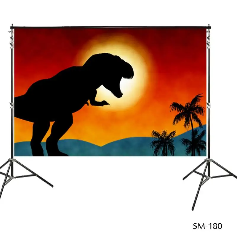 Dinosaur Theme Photography Backdrops Jurassic World alone Dinosaur Kids Birthday Party Photography Studio Backdrop Background