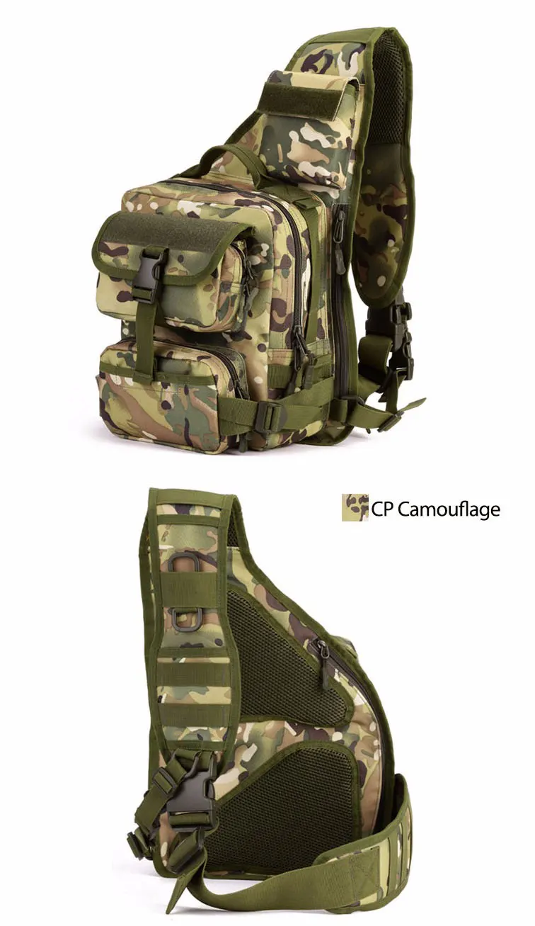 Single Shoulder Army Tactical Backpack Rucksack Military Waterproof Travel Bag  Outdoor Men Women Hiking Camping Hunting Fishing