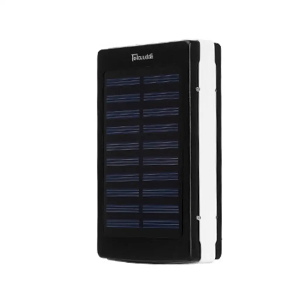 

Portable Solar Power Bank Outdoor Camping Oversized Dual USB External Battery LED Solar Charger For Tablet Cell Phones