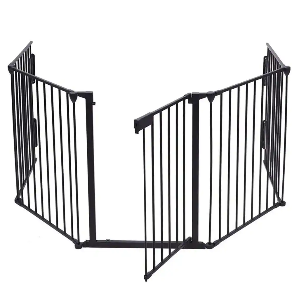 diy fireplace baby gate