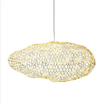 

Post-modern Creative Romantic Starry Cloud Led Pendant Light for Wedding Living Room Dining Room Aluminum Drop Lamp 2231