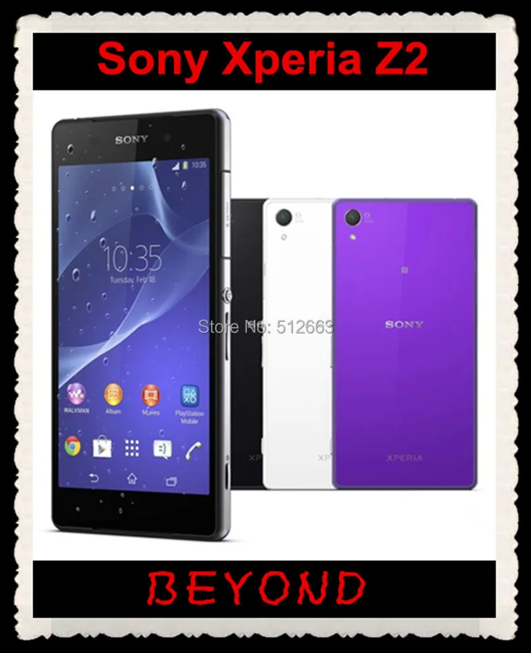 bilder für Sony Xperia Z2 D6503 Original Unlocked GSM 3G & 4G Android Quad Core 3 GB RAM 16 GB ROM 5,2 "20.7MP WIFI GPS Dropshipping bilder für Sony Xperia Z2 D6503 Original Unlocked GSM 3G & 4G Android Quad Core 3 GB RAM 16 GB ROM 5,2 "20.7MP WIFI GPS Dropshipping