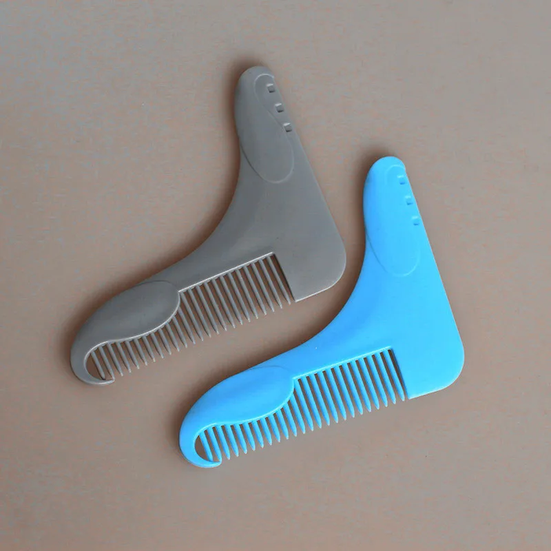 Beard Shaping Comb Styling Template Mold Trimming Lines Modelling Tools for Man bb | Красота и здоровье
