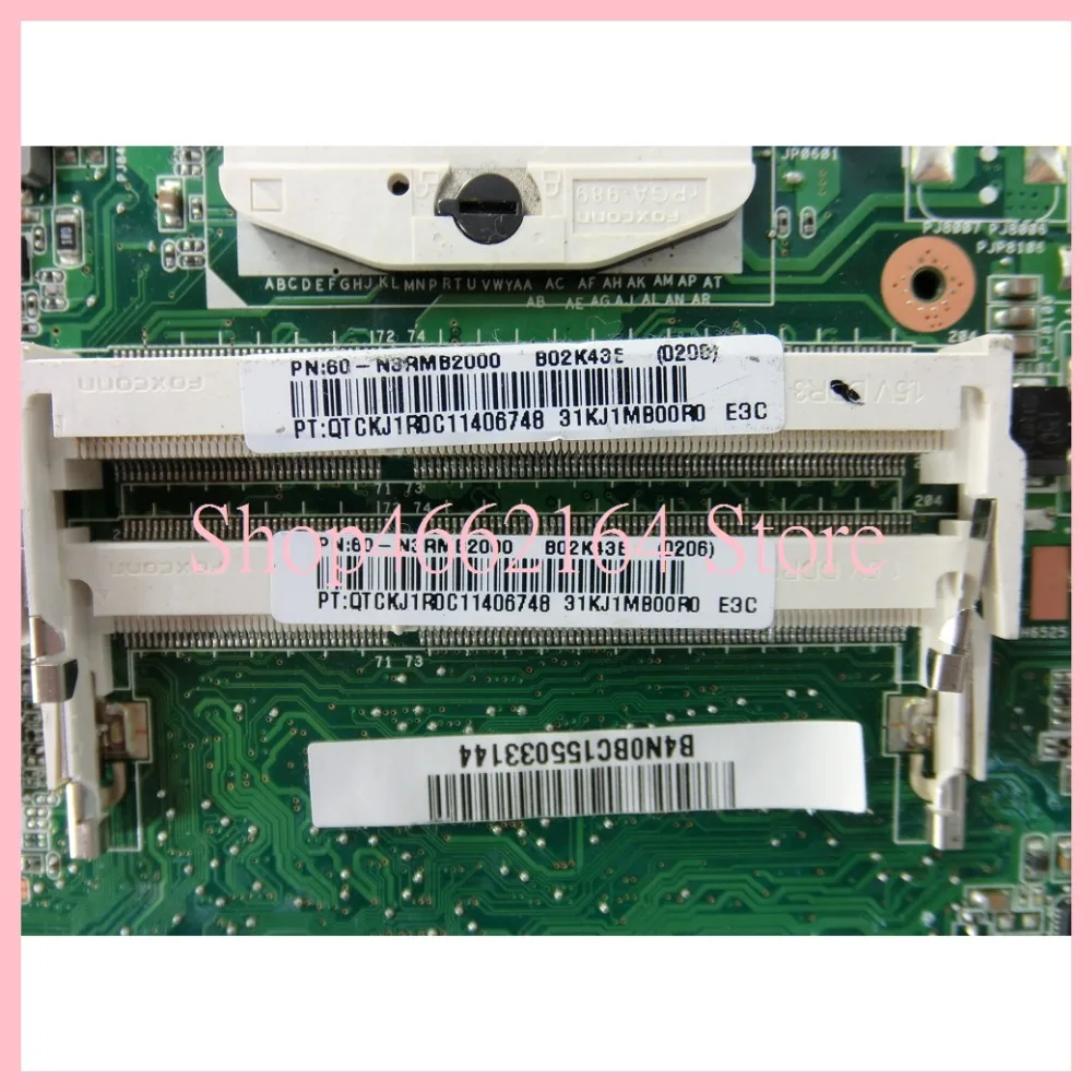 K43E placa base de Computadora Portátil para ASUS A43S P43S K43S K43E K43SD X43S P43E A43E K43SV K43SJ K43SM portátil placa base totalmente