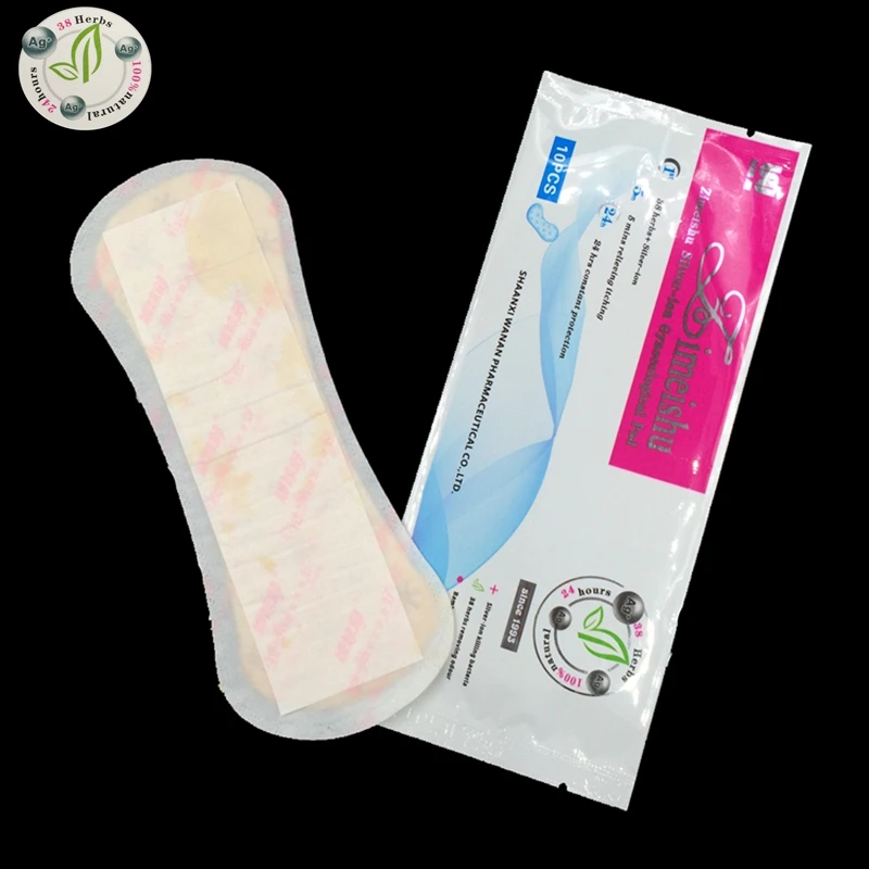 

5piece Hygienic Pad Tampons Medicinal Herbal Feminine Hygienic Pads For Monthly Chinese Medicine Pad Silver Ion Sanitary Towel