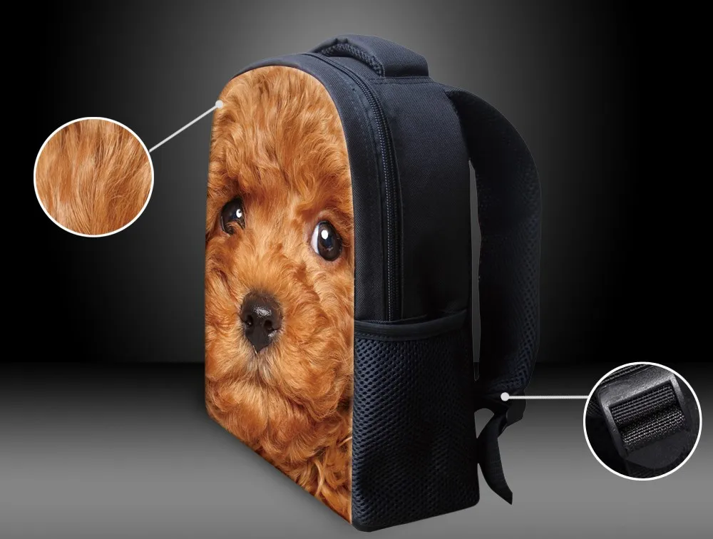 FORUDESIGNS Новое поступление 3D Животные принт мини милая собака школьные ранцы для мальчиков детские школьные сумки Mochila Infantil