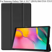 Для samsung Galaxy Tab A 10,1 чехол с подставкой и держателем откидная крышка TabA 10,1 дюймов SM-T510 T515 тонкий защитный чехол