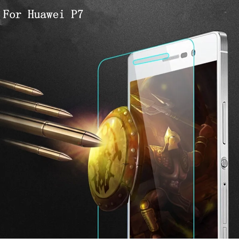 

For Huawei Ascend P7 Ultra Thin 0.26mm 2.5D Premium Tempered Glass Screen Protector HD Toughened Protective Film