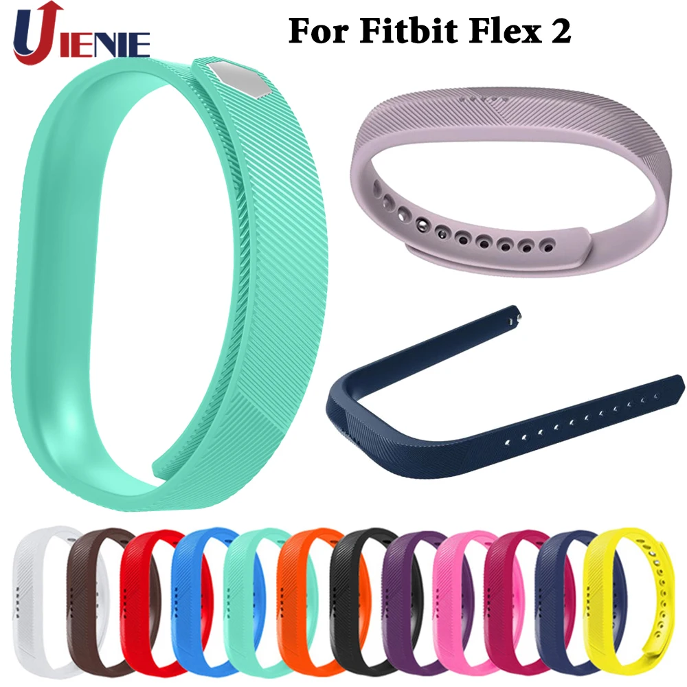 Для Fitbit Flex 2 Смарт часы ремешок Ремешок Браслет Силиконовый сменный спортивный