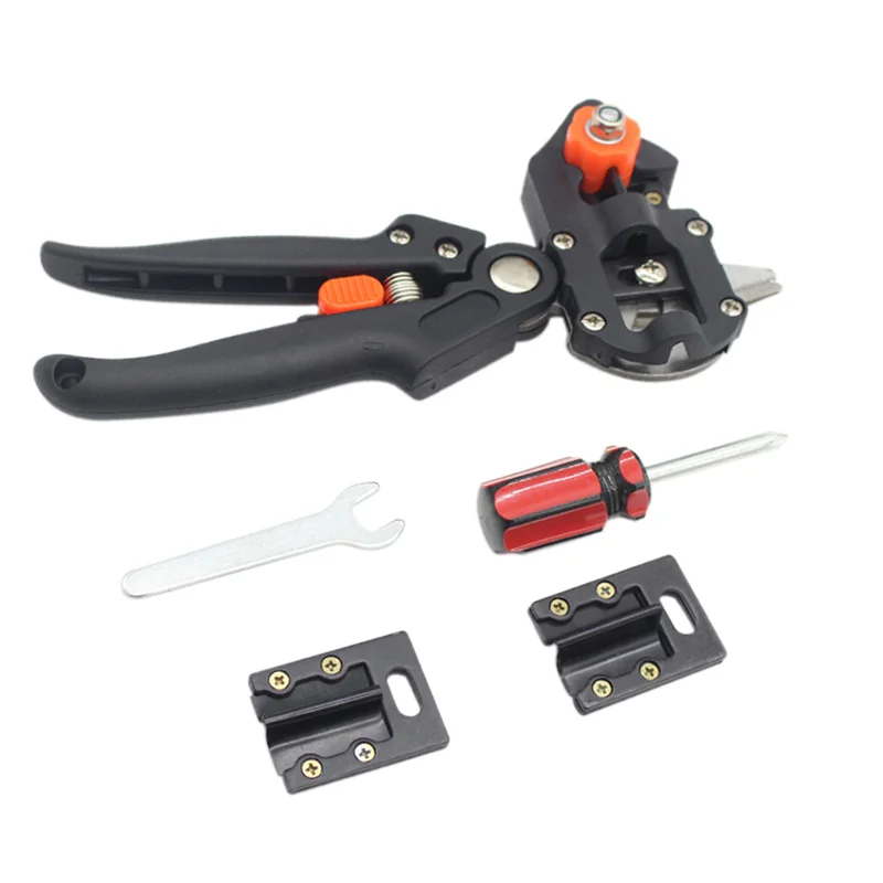

Grafting Machine with 2 Blades Tree Grafting Tools Secateurs Scissors Vaccination Cutting Pruner Tool Kit Set MJJ88