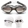 Swimming Goggles with Earplug Anti Fog Triathlon Swim Goggles UV Protection Swim Equipment 3