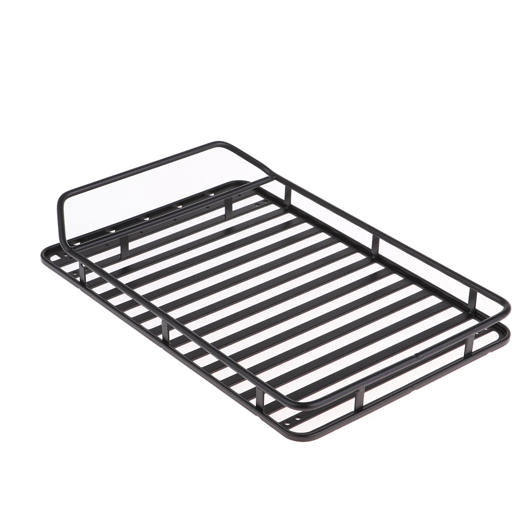 MagiDeal 1/10 Scale Metal Roof Rack Cargo Carrier for Axial SCX10 D90 RC Car Truck Model Parts