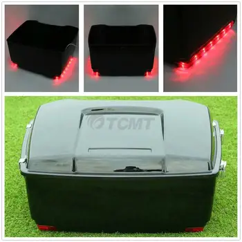 

Motorcycle 13.1" King Size Pack Trunk For Harley Touring Tour Pak Road King Electra Street Glide FLHT FLTR FLHR FLHX 1997-2013