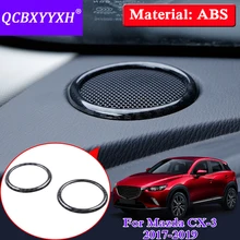 QCBXYYXH Автомобильная приборная панель Рог выпускная рама крышка для Mazda CX-3- автомобильный Стайлинг внутреннее украшение пайетки аксессуары