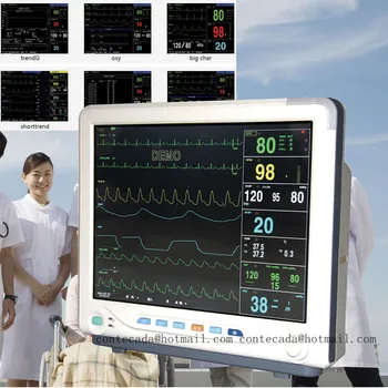 

15'' ICU Patient Monitor Vital Signs Monitor 6 Parameters Touch Screen CMS9200+