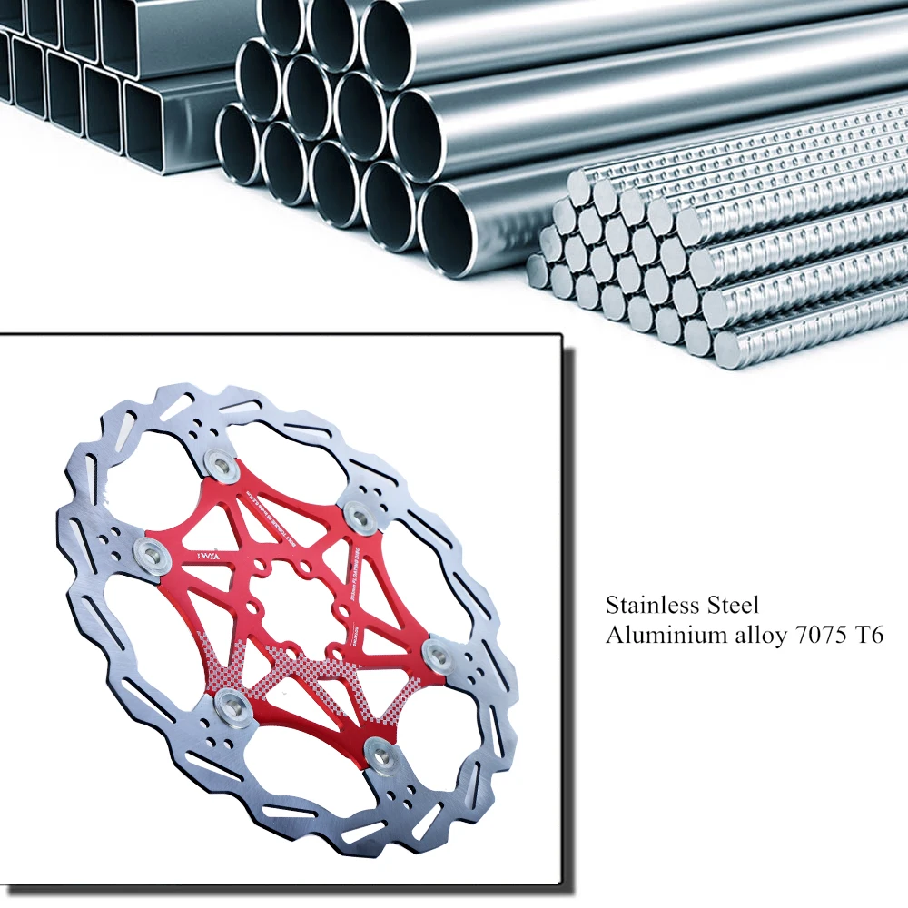 VXM велосипед MTB DH тормозной поплавок плавающие дисковые роторы r 160 мм/180 мм для MTB гидравлические Dics ТОРМОЗНЫЕ КОЛОДКИ ЗАПЧАСТИ для велосипеда