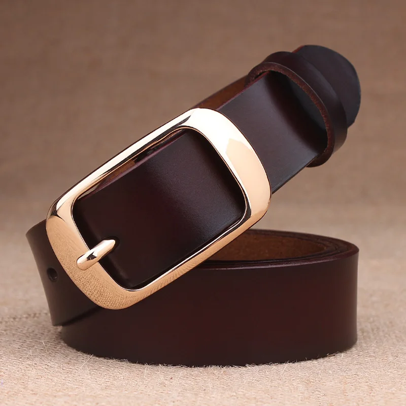 Belts for Women's jeans genuine leather casual vintage Woman feminine lady high quality women