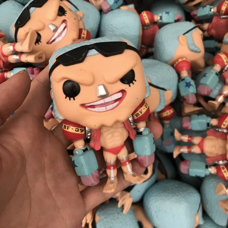 10 шт./компл. Imperfect Funko POP Secondhand Once Piece-Franky Виниловая фигурка Коллекционная модель игрушки дешево без коробки