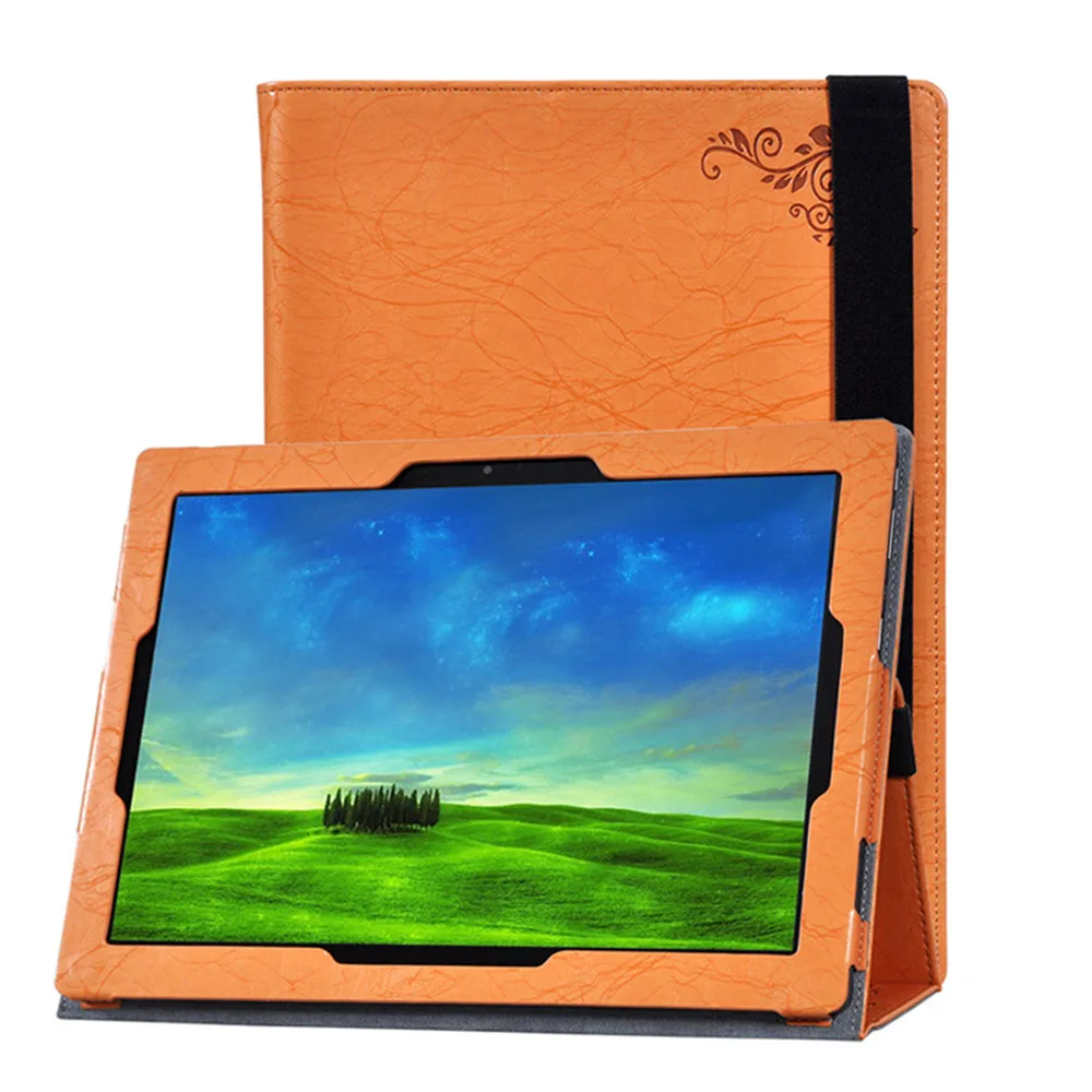 Fashion Print PU Leather Folding Folio Case for Lenovo MIIX5 Pro for 12