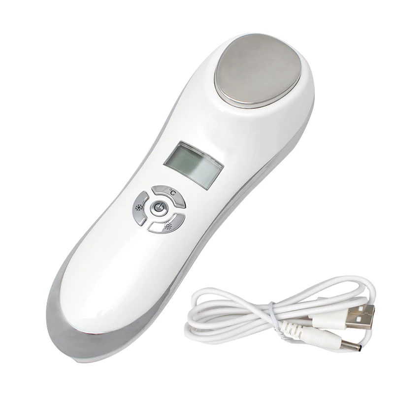 

100% High Quality Handheld Hot Cooling System Skin Firming Device Skin Rejuvenation Sonic Beauty Christmas Big Sale