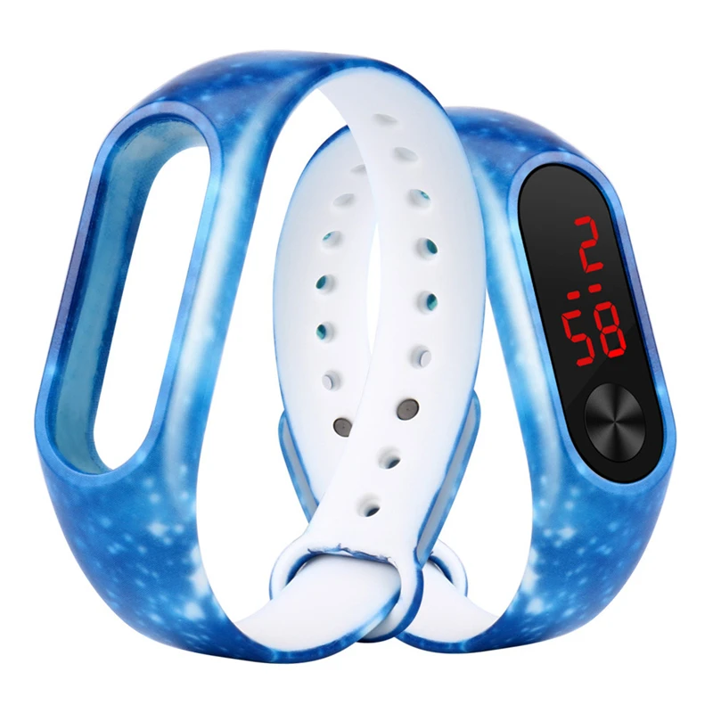Ouhaobin 1pc Replacement Silica Gel Wristband Band Strap fitness braceletFor Xiaomi Mi Band 2 Bracelet drop ship Feb 24 c3      21