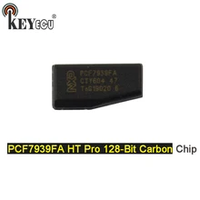 KEYECU 1x/ 2x PCF7939FA 128-Bit углерода чипа дистанционный ключ чип-ключ для автомобиля «камень, ножницы, бумага» Pro для Ford Edge Fusion Ecosport Mustang