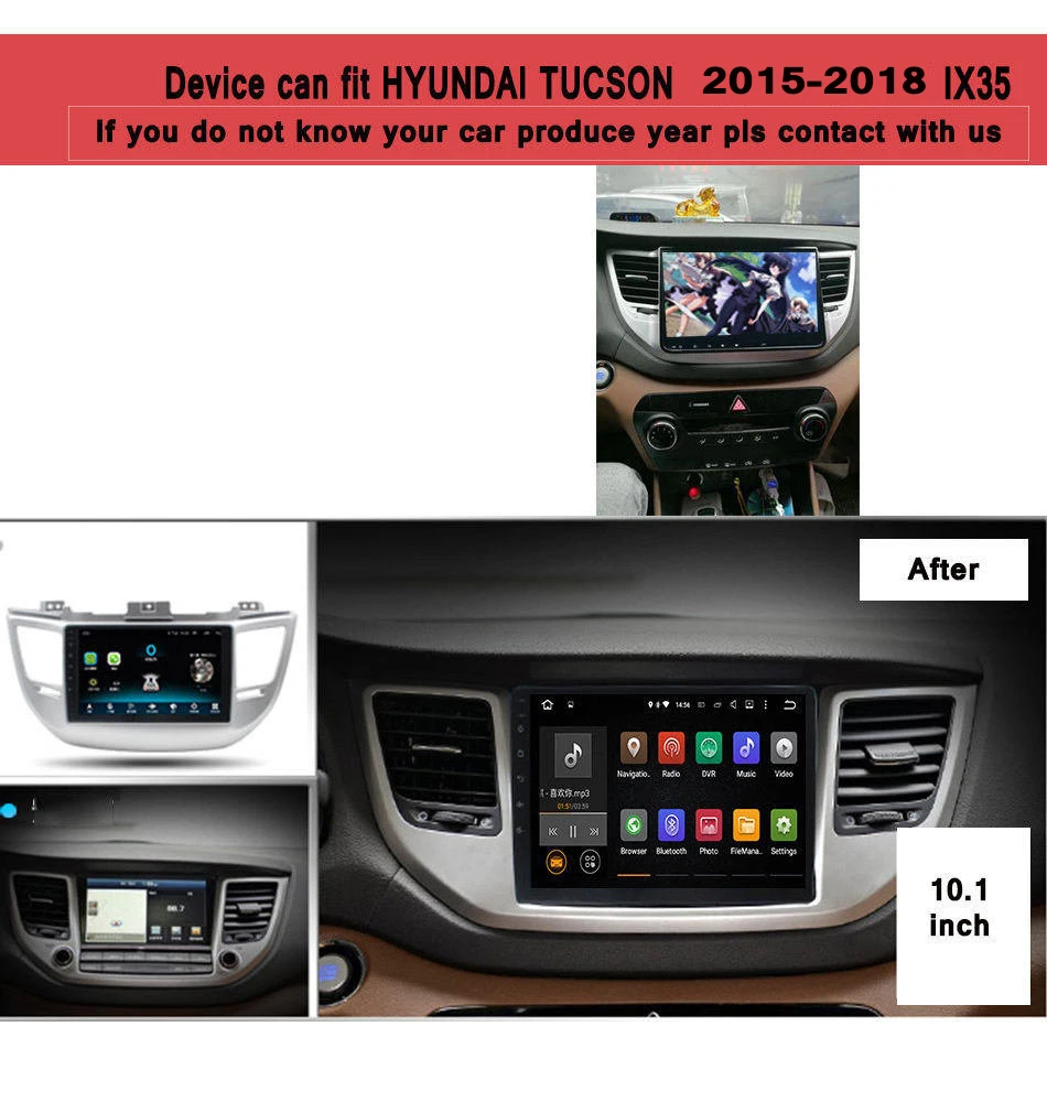 4G+ 64G Octa 8 ядерный android 10,0 автомобильный dvd для hyundai Tucson/IX35 мультимедийный автомобильный Радио gps головное устройство магнитофон