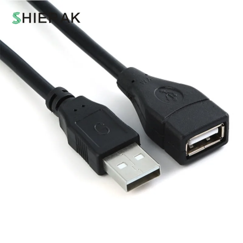 SHIERAK 1 шт. A/F 1,5 м USB удлинитель шнуры удлинитель адаптер для usb-кабеля