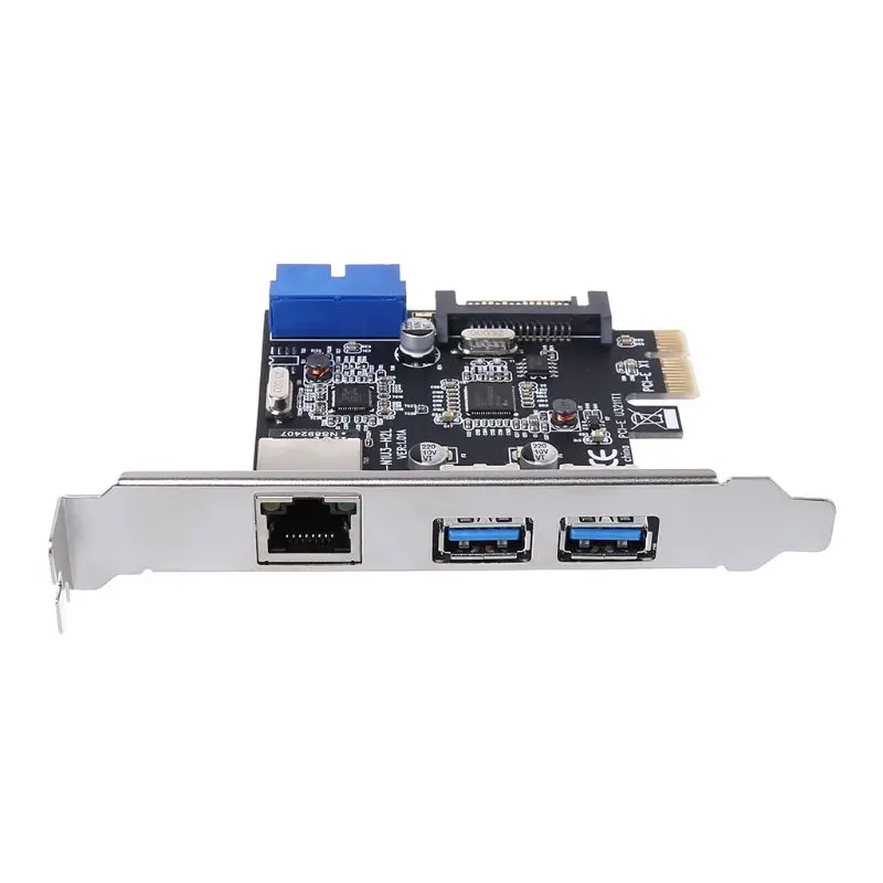 USB3.0 Ethernet адаптер 3 c концентратор портов 10/100/1000 Мбит/с PCI-E на RJ45 Gigabit LAN Сетевой Usb технической