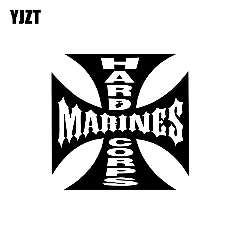 YJZT 13 4 см * 3 жесткая виниловая наклейка морской пехоты автомобильная USMC Semper Fi